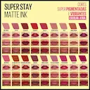 Batom Líquido Longa Duração Maybelline SuperStay Matte Ink 15 Lover 5ml