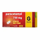 Paracetamol 750mg 20 comprimidos Cimed Genérico
