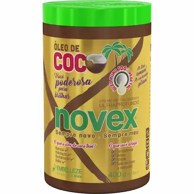 Creme de Tratamento Condicionante Novex Óleo de Coco com 400g