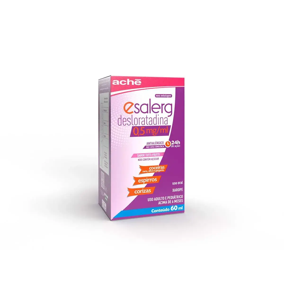 Esalerg Desloratadina 0,5mg/ml Xarope 60ml