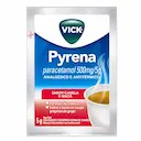 Vick Pyrena Paracetamol 500mg/5g Sabor Maçã e Canela Pó para Solução Oral 5g