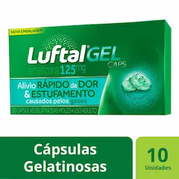Luftal Gel Caps Simeticona 125mg 10 cápsulas