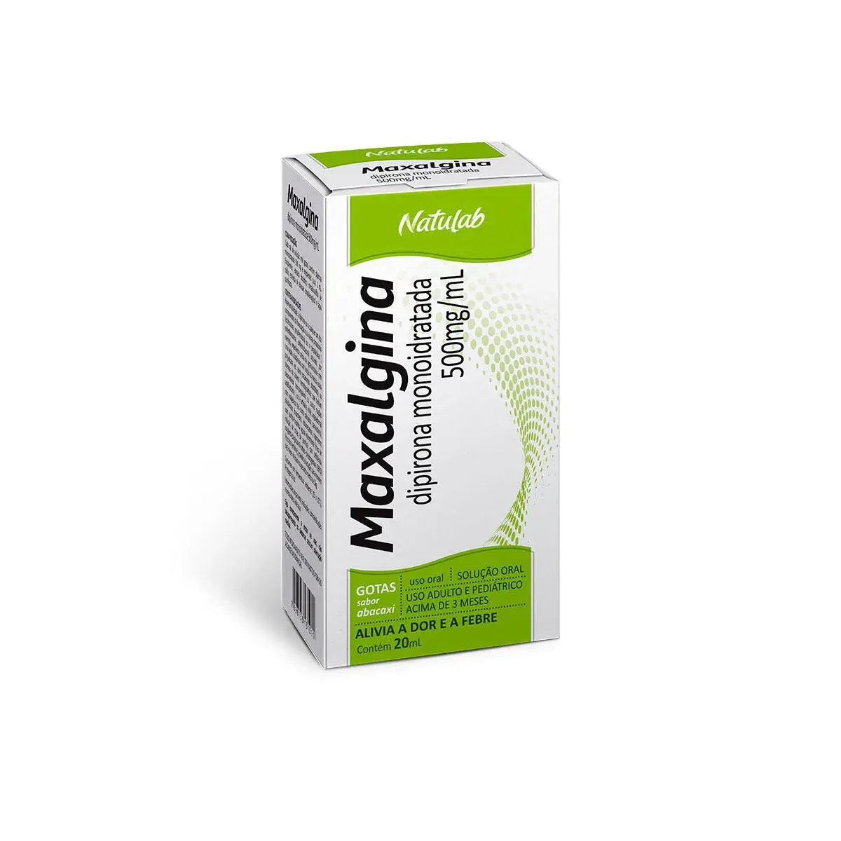Maxalgina Dipirona Sódica 500mg/ml Solução Gotas 20ml