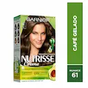Tintura Permanente Nutrisse Creme 61 Café Gelado