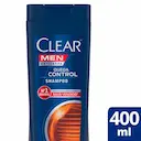 Shampoo Anticaspa Clear Men Queda Control com 400ml