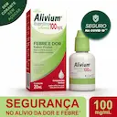 Alivium Ibuprofeno 100mg/ml em gotas Sabor frutas 20ml