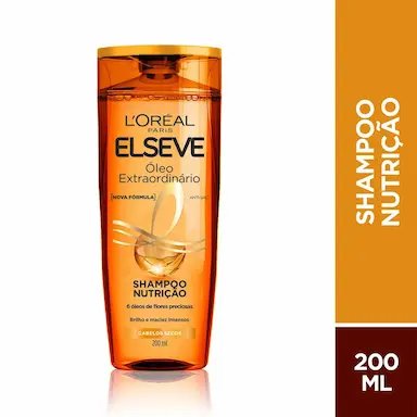 Shampoo L'Oréal Paris Elseve Óleo Extraodinário 200ml