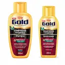 Kit Niely Gold Compridos + Fortes Shampoo com 300ml + Condicionador com 200ml