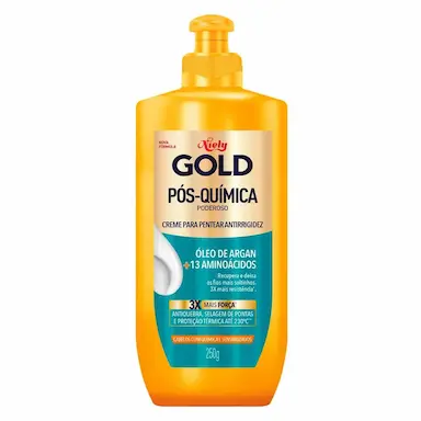 Creme para Pentear Niely Gold Pós-Química Antirrigidez 250ml