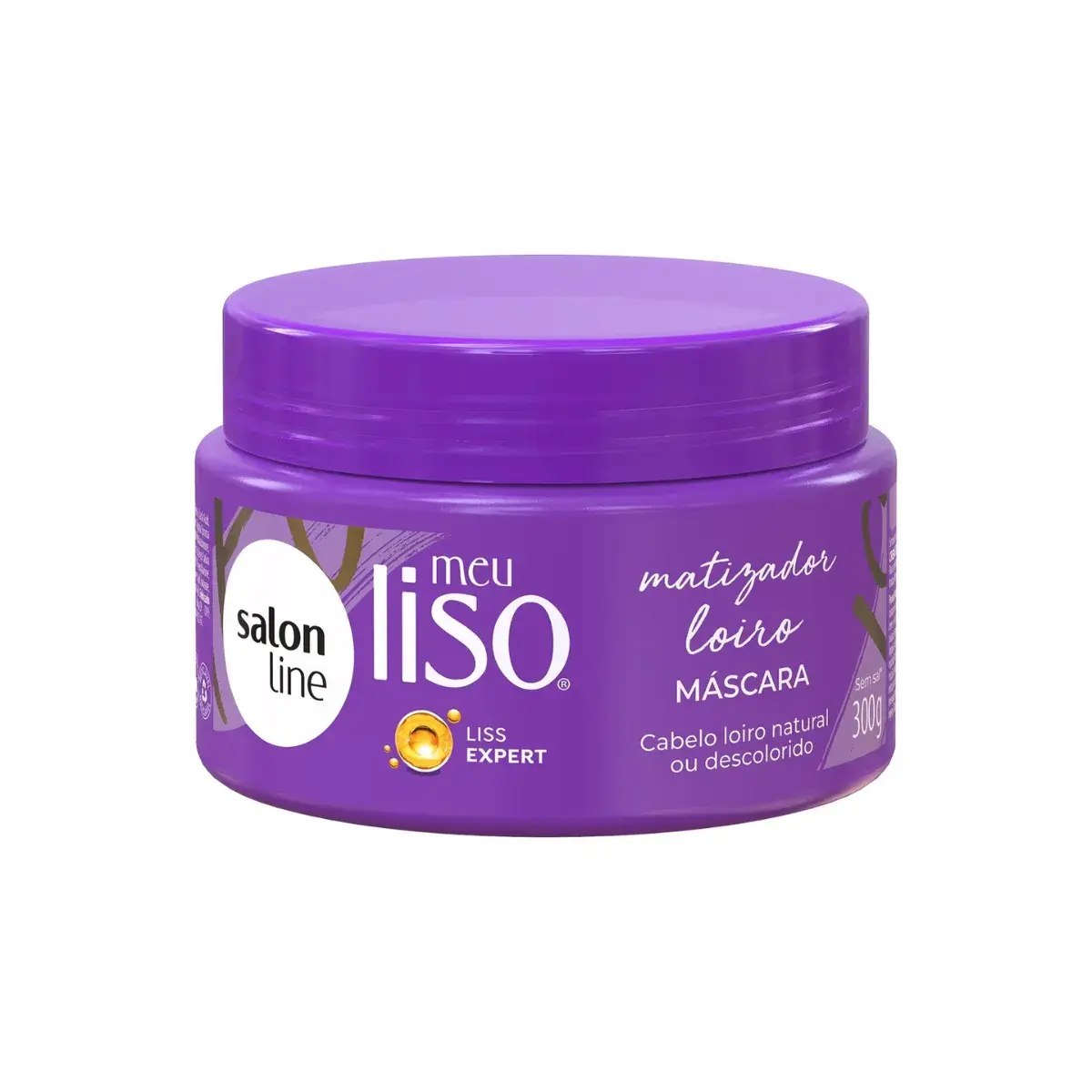 Máscara Salon Line Meu Liso Matizador Loiro 300g
