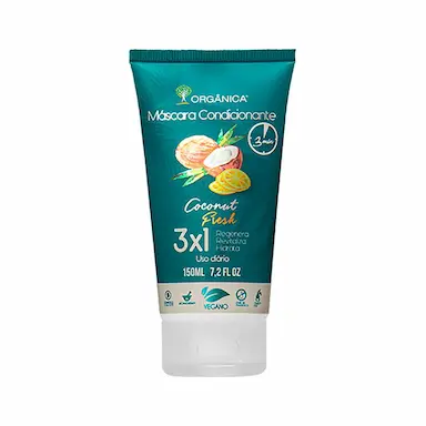 Máscara Condicionante Vegana Orgânica Coconut Fresh com 150ml