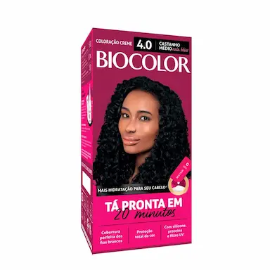 Mini Kit Biocolor Coloração Creme Castanho Malícia 4.0 com 1 unidade