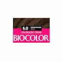 Biocolor Kit Econômico Coloração Creme 6.0 Louro Escuro Clássico com 1 unidade