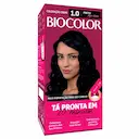 Biocolor Kit Econômico Coloração Creme 1.0 Preto Peça-Chave com 1 unidade