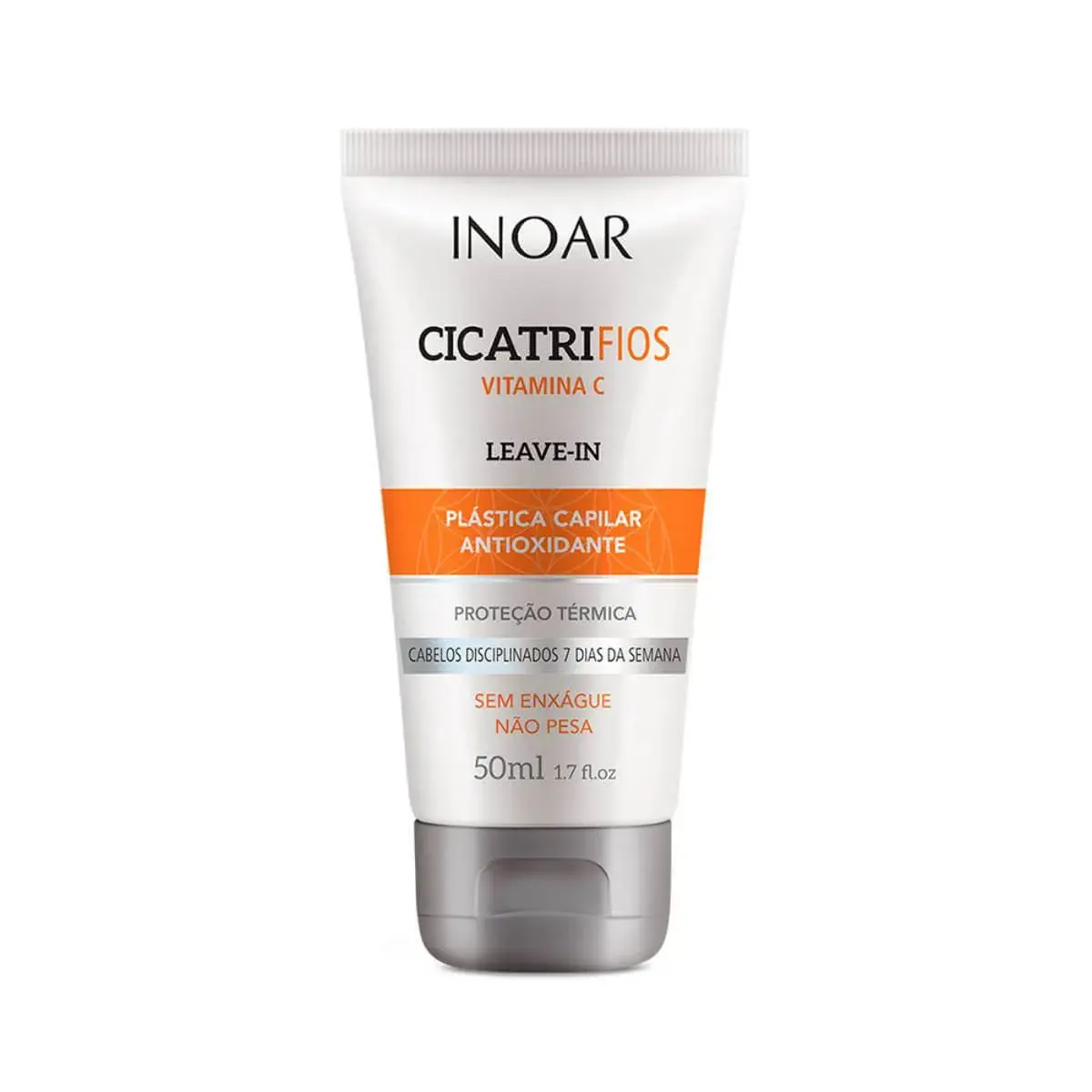 Leave-In Inoar Cicatrifios Vitamina C Plástica Capilar com Proteção Térmica com 50ml