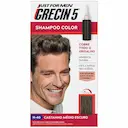 Shampoo Color Grecin 5 Tonalizante Masculino Castanho Médio Escuro com 1 unidade