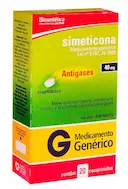 Simeticona 40mg 20 comprimidos Biosintética Genérico