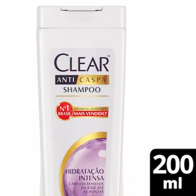 Shampoo Anticaspa Clear Women Hidratação Intensa com 200ml