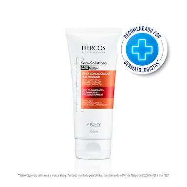 Condicionador Vichy Dercos Kera-Solutions Cabelos Danificados 200ml