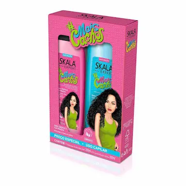 Kit Skala #MaisCachos com 1 Shampoo + 1 Condicionador com 350ml cada