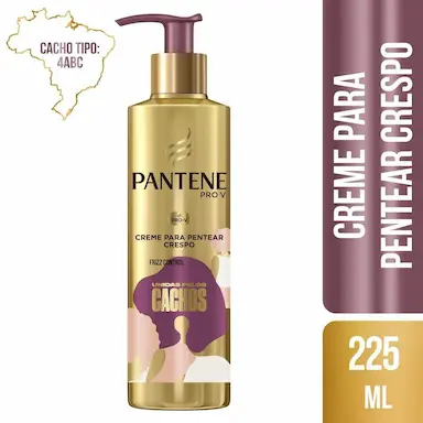 Creme para Pentear Crespos Pantene Pro-V Frizz Control Unidas pelos cachos com 225ml