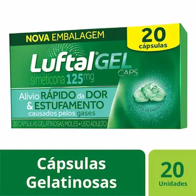 Luftal Gel Caps Simeticona 125mg 20 cápsulas