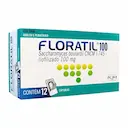 Probiótico Floratil 100mg 12 cápsulas