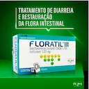 Probiótico Floratil 100mg 12 cápsulas