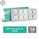 Aspirina Ácido Acetilsalicílico 500mg 10 comprimidos