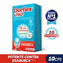 Dorflex UNO para Enxaqueca Dipirona Monoidratada 1g 10 comprimidos efervescentes