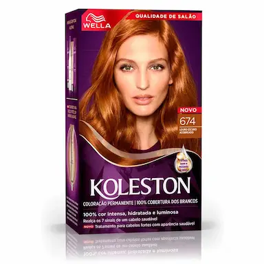 Tintura Wella Koleston Nº674 Chocolate Acobreado Creme