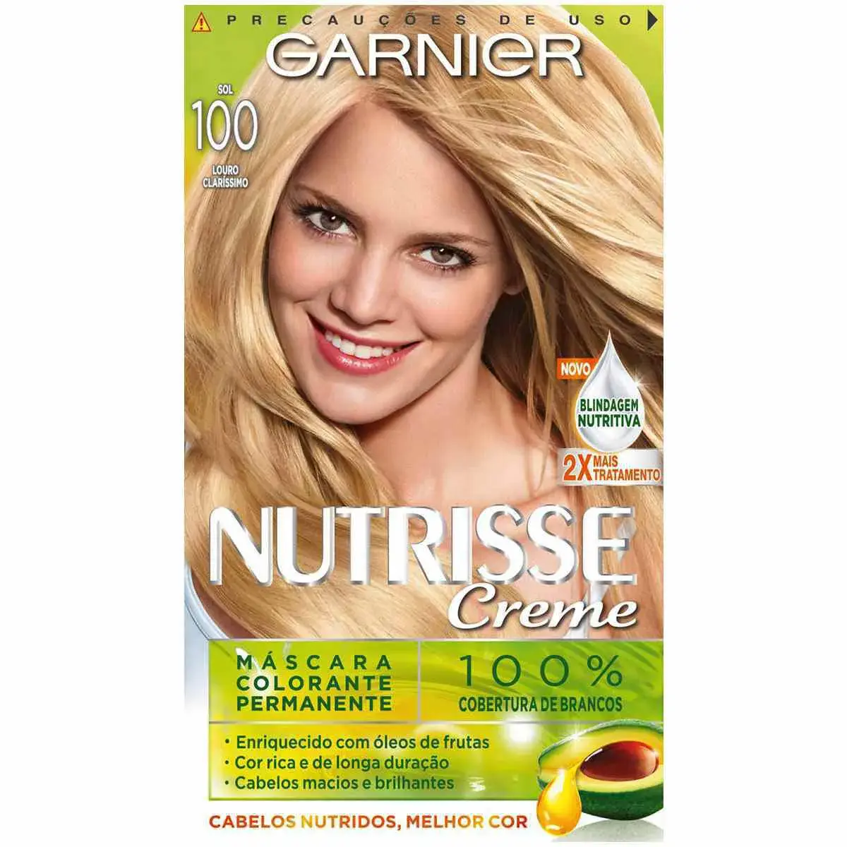 Tintura Permanente Nutrisse Creme 100 Sol com 1 Unidade