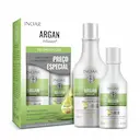 Kit Inoar Argan Infusion Reconstrução com 1 Shampoo de 500ml + 1 Condicionador de 250ml