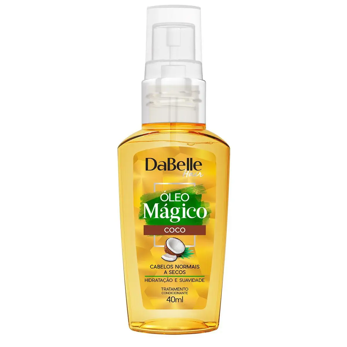 Óleo Capilar Mágico DaBelle Coco com 40ml