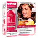 Tintura Permanente Imédia Excellence 5 Castanho Claro + Creme