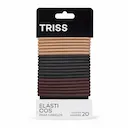 Elástico para Cabelo Triss/Needs Cores Preto, Marrom e Bege com 20 unidades