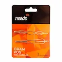 Conjunto de Grampo para Cabelo Triss/Needs Formato Geométrico Dourado com 2 unidades