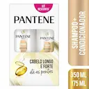 Kit Pantene Hidratação Shampoo com 350ml + Condicionador com 175ml