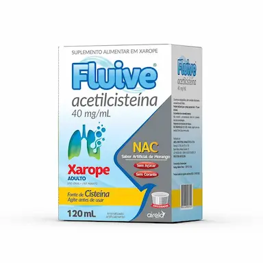 Fluive Acetilcisteína 40mg/ml Xarope 120ml