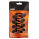Kit Tic Tac para Cabelo Triss/Needs em Metal cor Preta com 8 Unidades