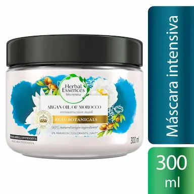Máscara Capilar Intensiva Herbal Essences Bio Renew Óleo de Argan com 300ml
