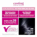 Tinta de Cabelo Casting Creme Gloss de L’Oréal Paris 210 Preto Azulado 246g
