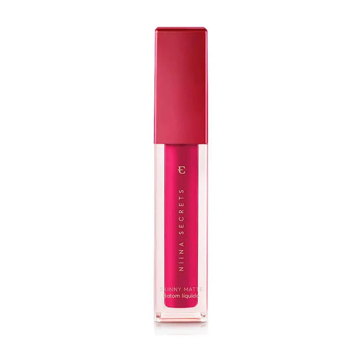 Batom Líquido Niina Secrets Skinny Matte Cor Pink Peônia com 4ml