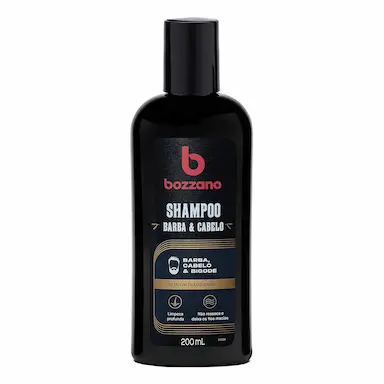 Shampoo Bozzano Barba, Cabelo e Bigode com 200ml