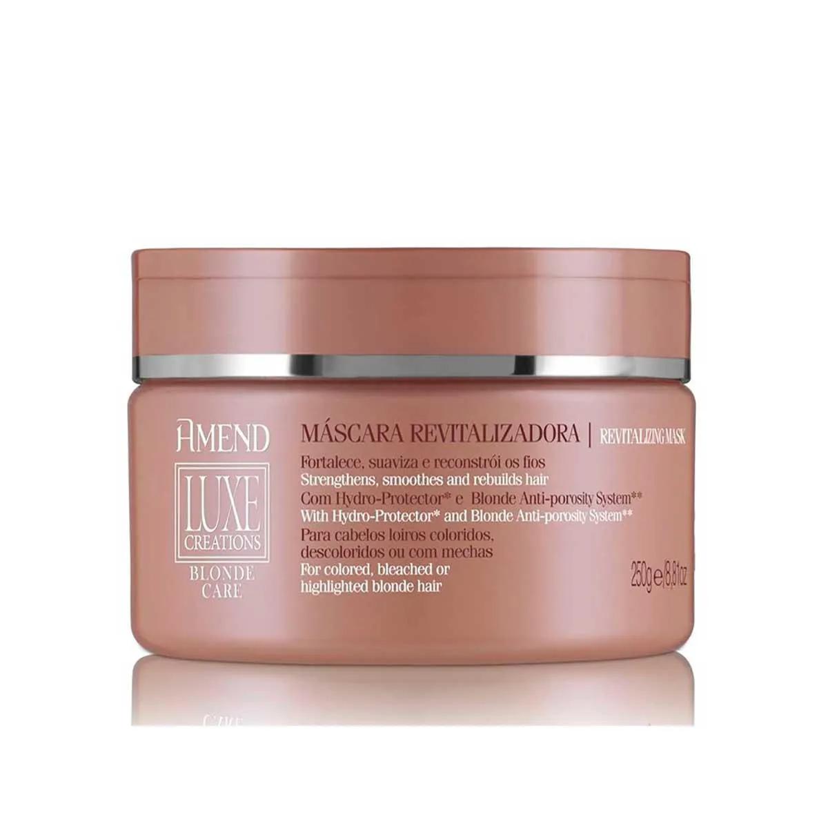 Máscara Capilar Amend Luxe Creations Blonde Care Cabelos Loiros com 150g
