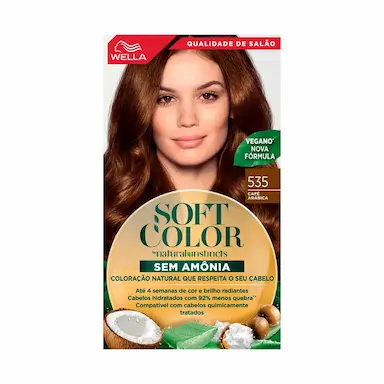 Tintura Wella Soft Color 535 Café Arábica com 1 unidade