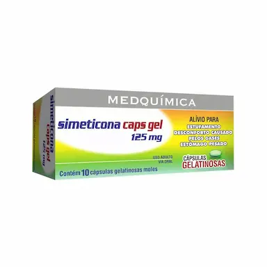Simeticona 125mg 10 Cápsulas Medquímica