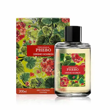 Deo Colônia Phebo Gerânio Bourbon com 200ml