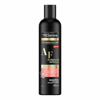 Shampoo TRESemmé Blindagem Antifrizz com Ácido Hialurônico e Queratina Hidrolisada com 400ml