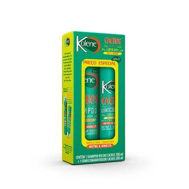 Kit Kolene Cachos Shampoo com 300ml + Condicionador com 200ml